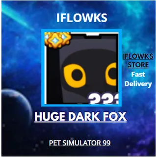 10X HUGE DARK FOX