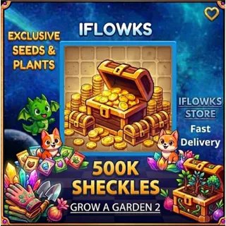 500K SHECKLES GROW A GARDEN 2