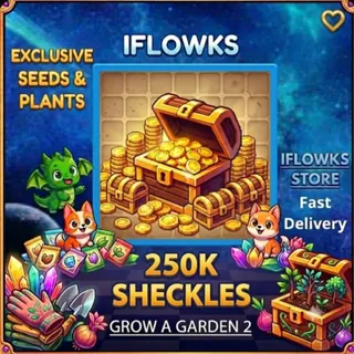 250K SHECKLES GROW A GARDEN 2