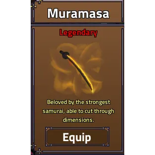 KING LEGACY muramasa