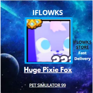 Huge pixie fox