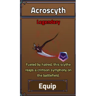 KING LEGACY ACROSCYTH