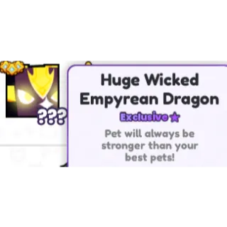 huge wicked empyream dragon