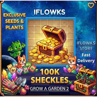 100K SHECKLES GROW A GARDEN 2