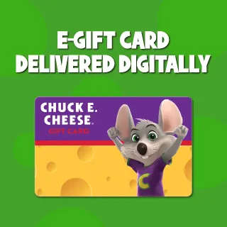 $25.00 USD Chuck E. Cheese Gift Card (INSTANT DELIVERY) 🔥 LIMITED OFFER🔥