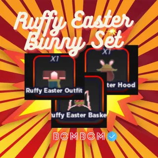 Ruffy Easter Bunny Set | ONE FRUIT 