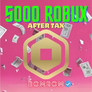 5000 ROBUX AFTER TAX