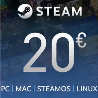 Steam Gift Card 20 EUR