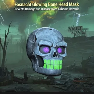 glowing bonehead mask