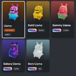 All llama Sprites
