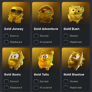 All Gold Sprites