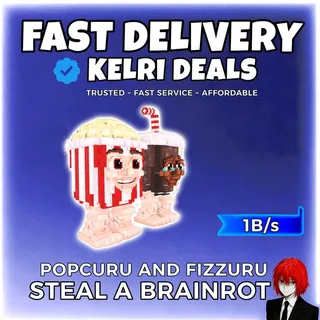 Popcuru and fizzuru 1b/s