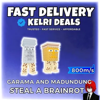 Garama and madundung 800m/s