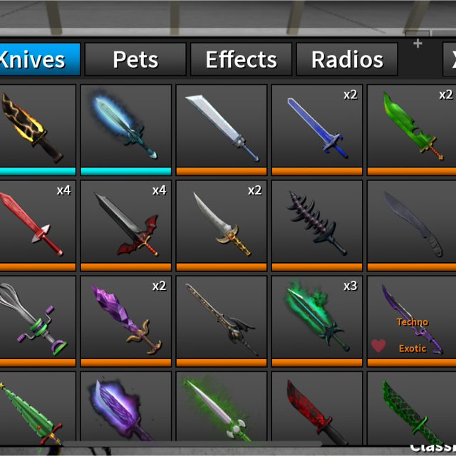 Assassin Knife Values On Roblox