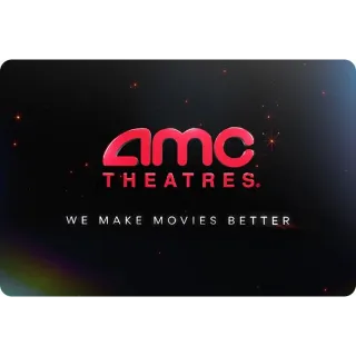 $ 20.00 USD amc theatres