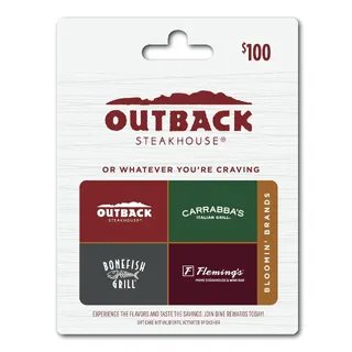 $50.00 USD Outback Brands (bonefish grill)