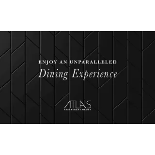 $50.00 USD Atlas Restaurant Group