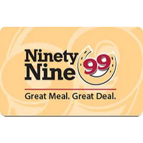 $13.20 USD ninety nine restaurant