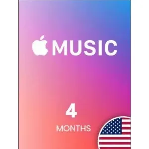 APPLE MUSIC UP 4 MONTH SUBSCRIPTION