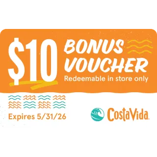 $10.00 USD costavida