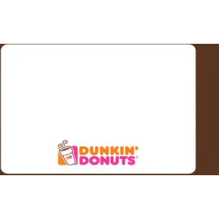 $10.00 USD dunkin donuts