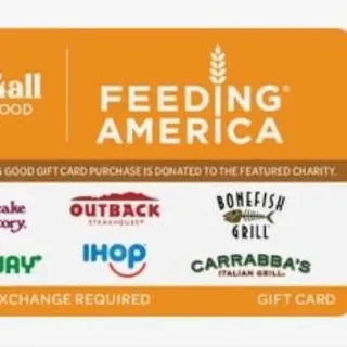 $50,00 One4all Giving Food Feeding America A