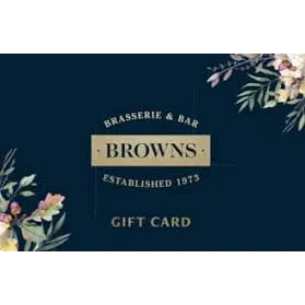 £100.00 GBP browns-restaurants.co.uk