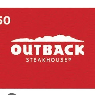 $50,00 Outback Steakhouse Usa A