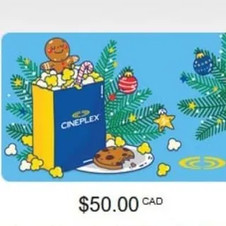 $16.17 Cineplex Canada