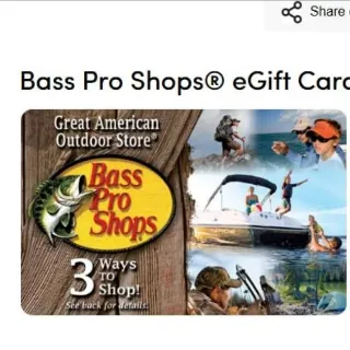 $100,00 Bass Pro Shops Usa A