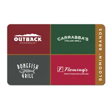 $10.00 USD Outback Brands (bonefish) VALID FOR REDEMPTION 2/16/2026 - 3/29/2026