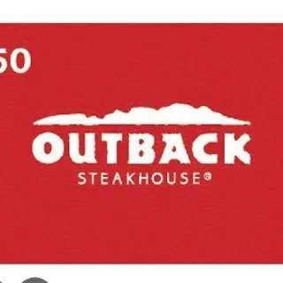 $50,00 Outback Steakhouse Usa