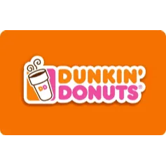 $ 5.00 USD dunkin donuts