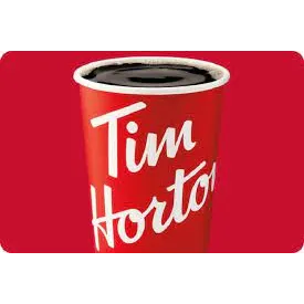 $10.00 tim hortons cad