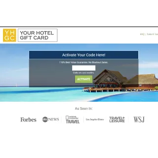 $50.00 USD YourHotelGiftCard.com