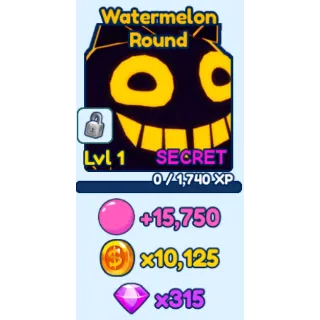 Shiny Mythic Watermelon Round