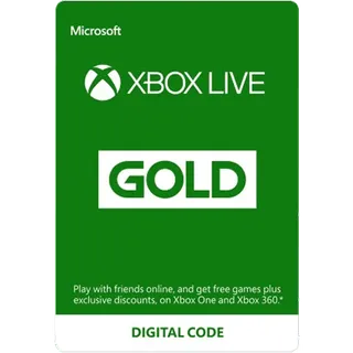 Xbox Live Gold 6 Months