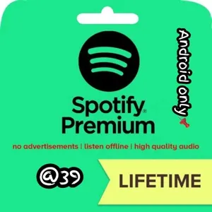 Spotify lifetime premium: android only📌