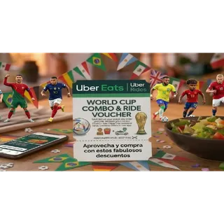$12.35 USD UBER EATS VOUCHER ANY COUNTRY biggest discount World Cup promo