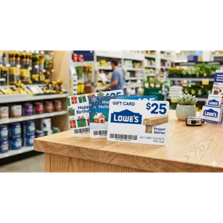 $25.00 USD Lowe's gift card