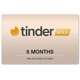 Tinder Gold 6-Months Subscription