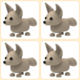 Pet X4 Fennec Fox Adopt Me In Game Items Gameflip - fennec fox roblox adopt me