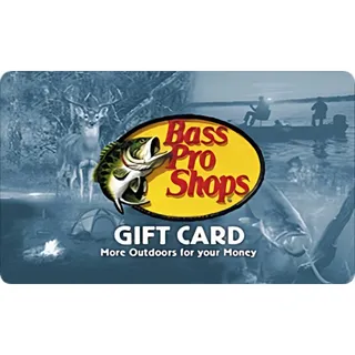 $100.00 USD Bass Pro Shops Gift Card