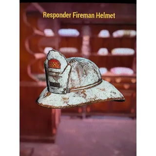 Responder fireman helmet 