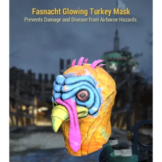 Glowing turkey mask 🦃 