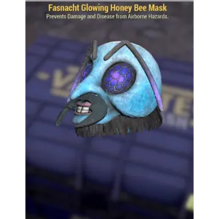 Glowing honey bee mask