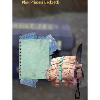 Pink 🩷 princess backpack plan and pink hazmat suit 