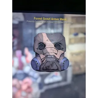 Forest scout amor mask 