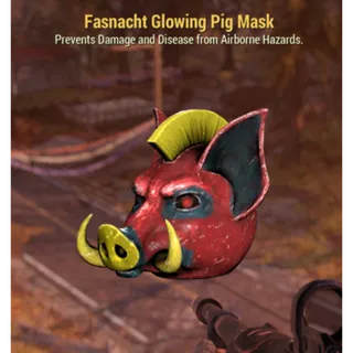 Glowing pig mask 🐷