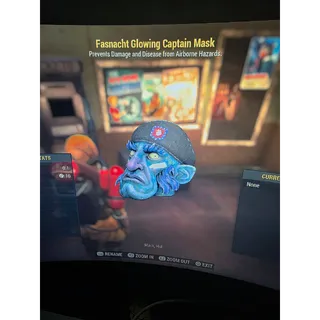 Glowing captain mask